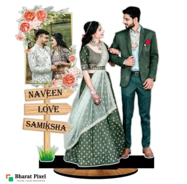 Cutout Photo Frame Personalized Gift For Couples