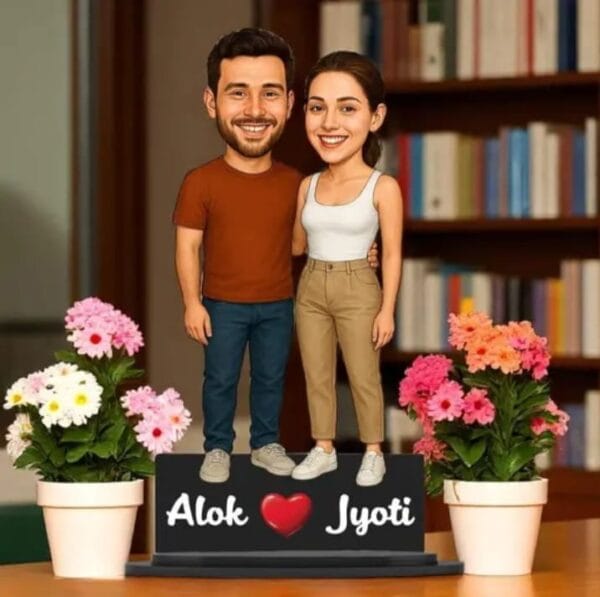 6 inches Personalized Couple Custom Photo Stand