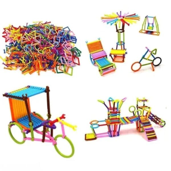Game Set for 3-8 Years Old Kids for Creative Learning - Multicolor