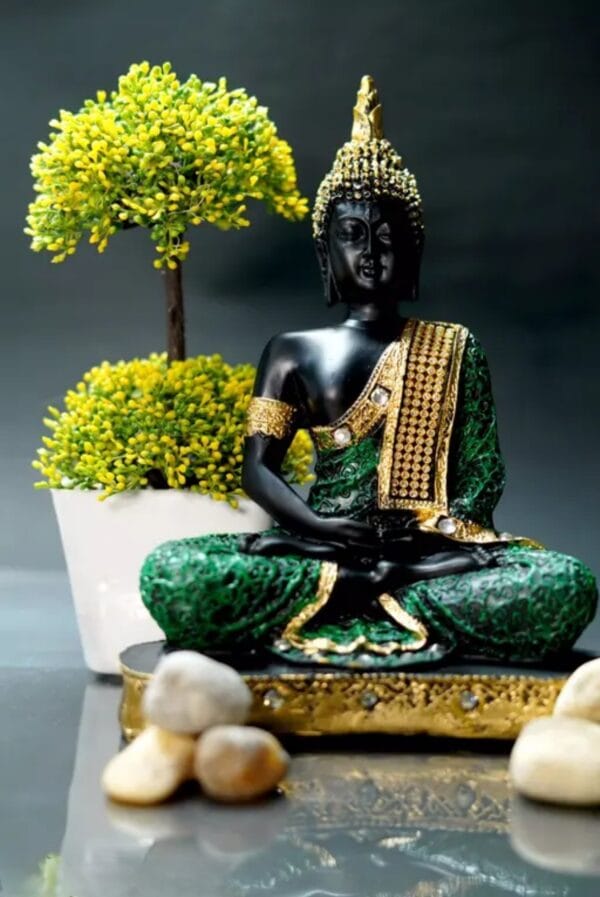 Monk Buddha Home Decorative Showpiece