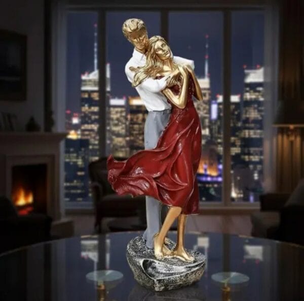 Resin Dancing Couple Statue