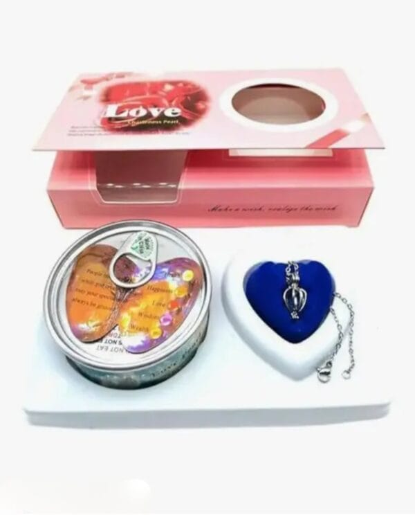 Metal Necklace Love Pearl