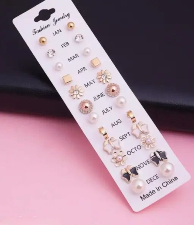 combo Metal Stud Earring
