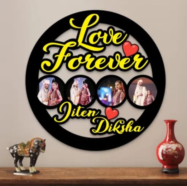 Personalized Round Photo Frame