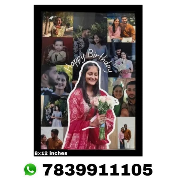 Customize Photo Frame A4 size (10 Photos)