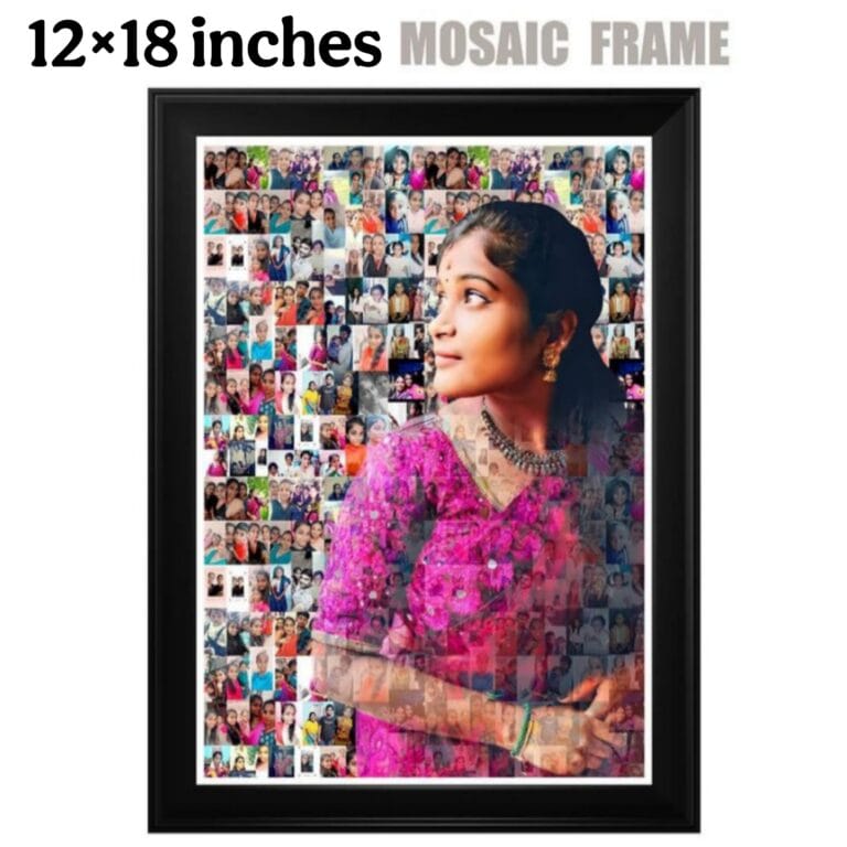 Wooden Mosaic Frame 12×18 Size