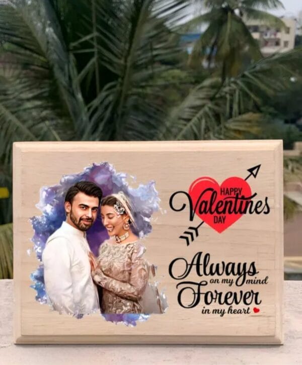 Wooden Table top for valentines day 4x5 inch