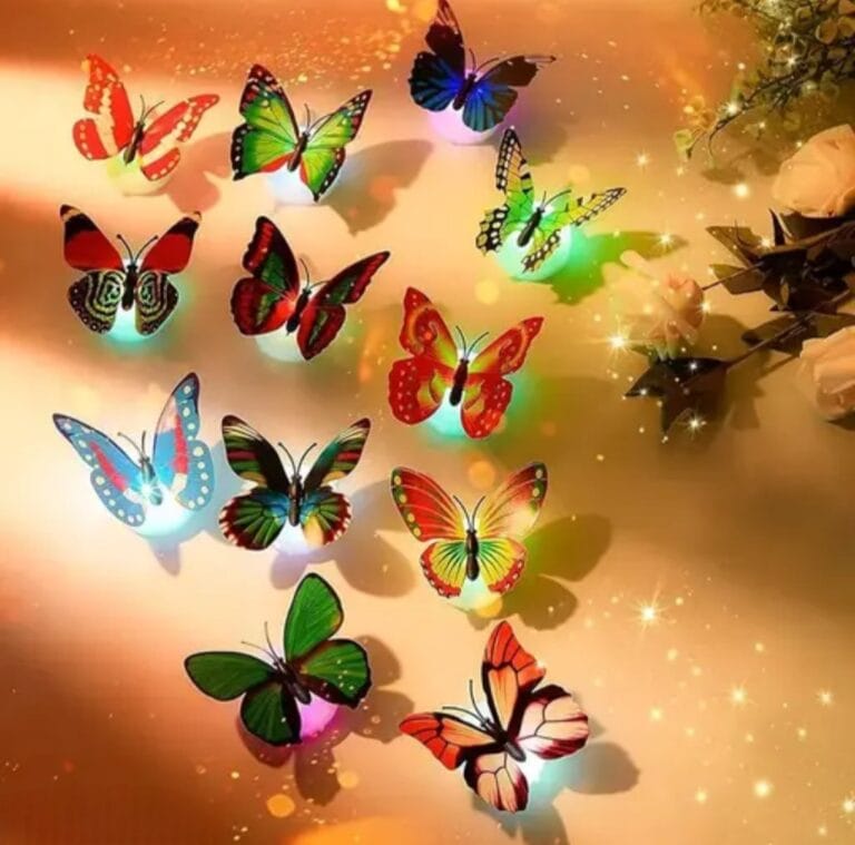 5 PCS LED Butterfly Light Set